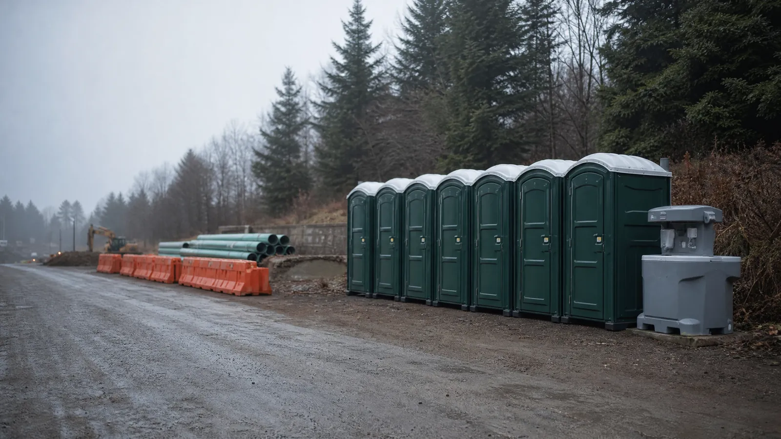 ADA-Accessible Portable Restrooms portable sanitation setup